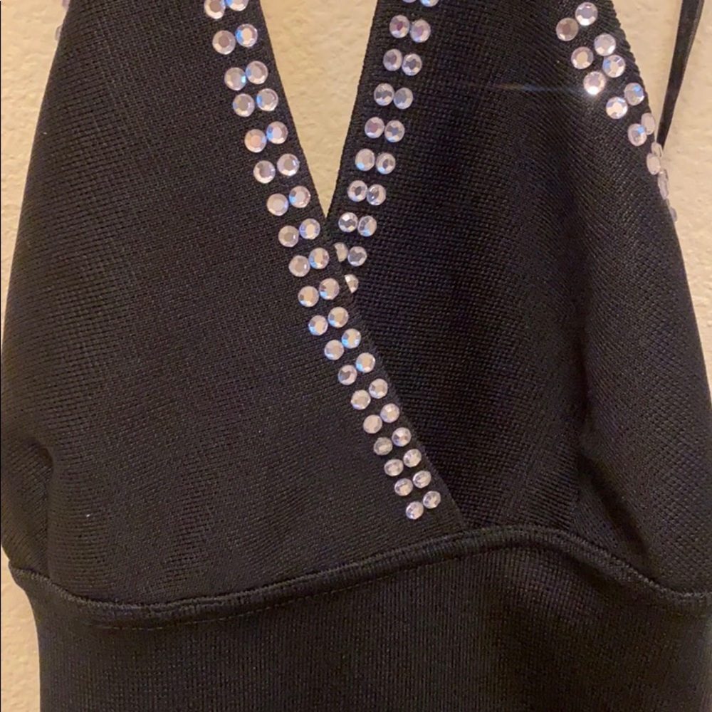 Cache Crystal Studded Halter Top - image 3